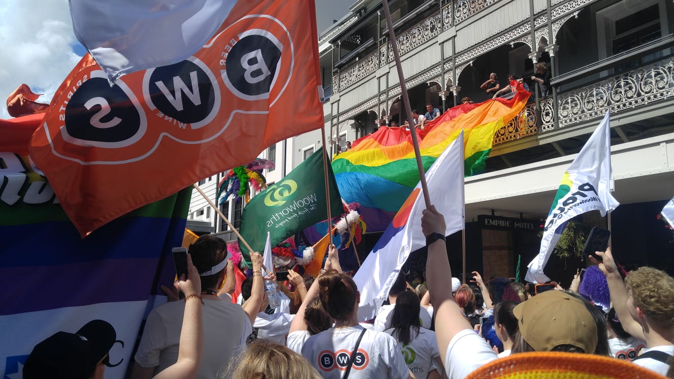 Gre von Pride March in Brisbane